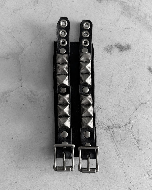 Double Strap Studded Bracelet