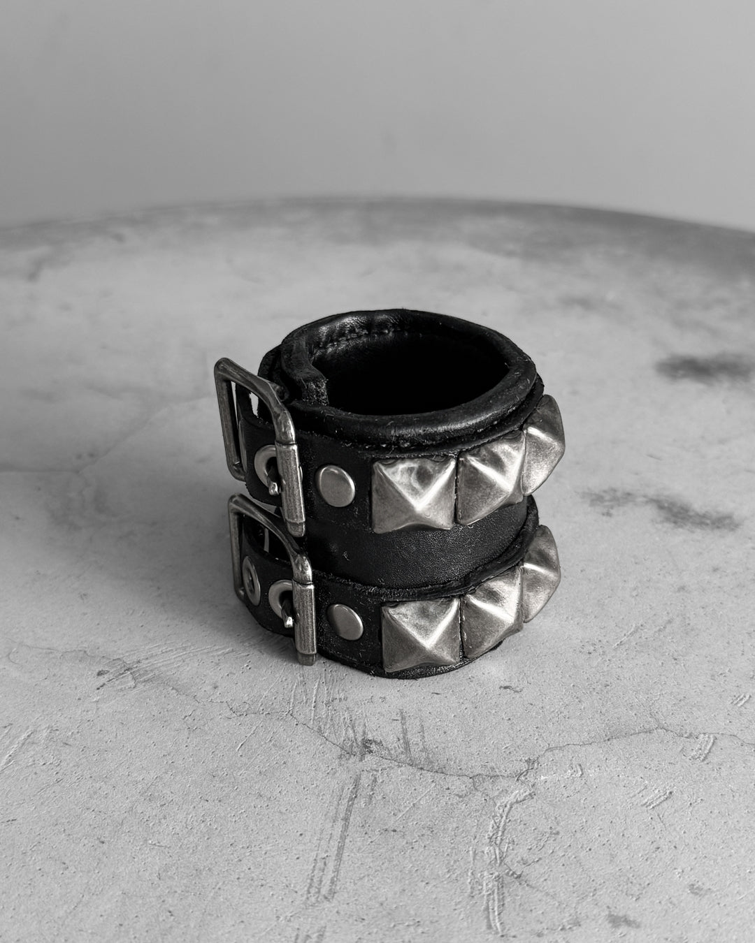 Double Strap Studded Bracelet