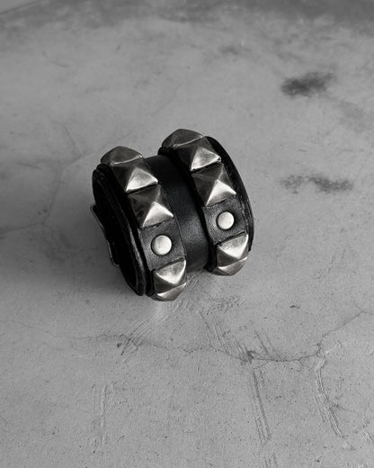 Double Strap Studded Bracelet