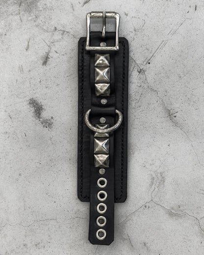 Engraved Studded Single Strap Bracelet