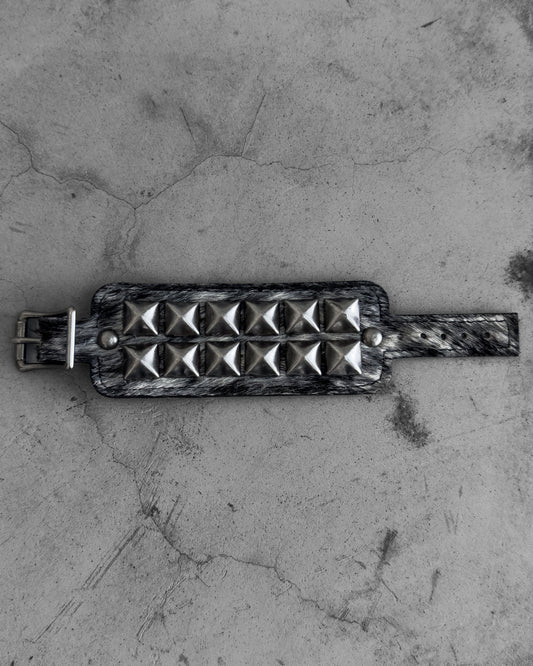 Cowhide Studded Bracelet