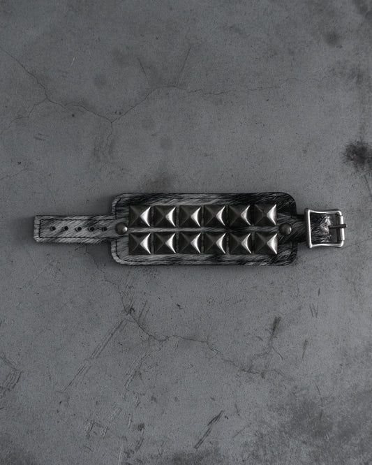 Cowhide Studded Bracelet