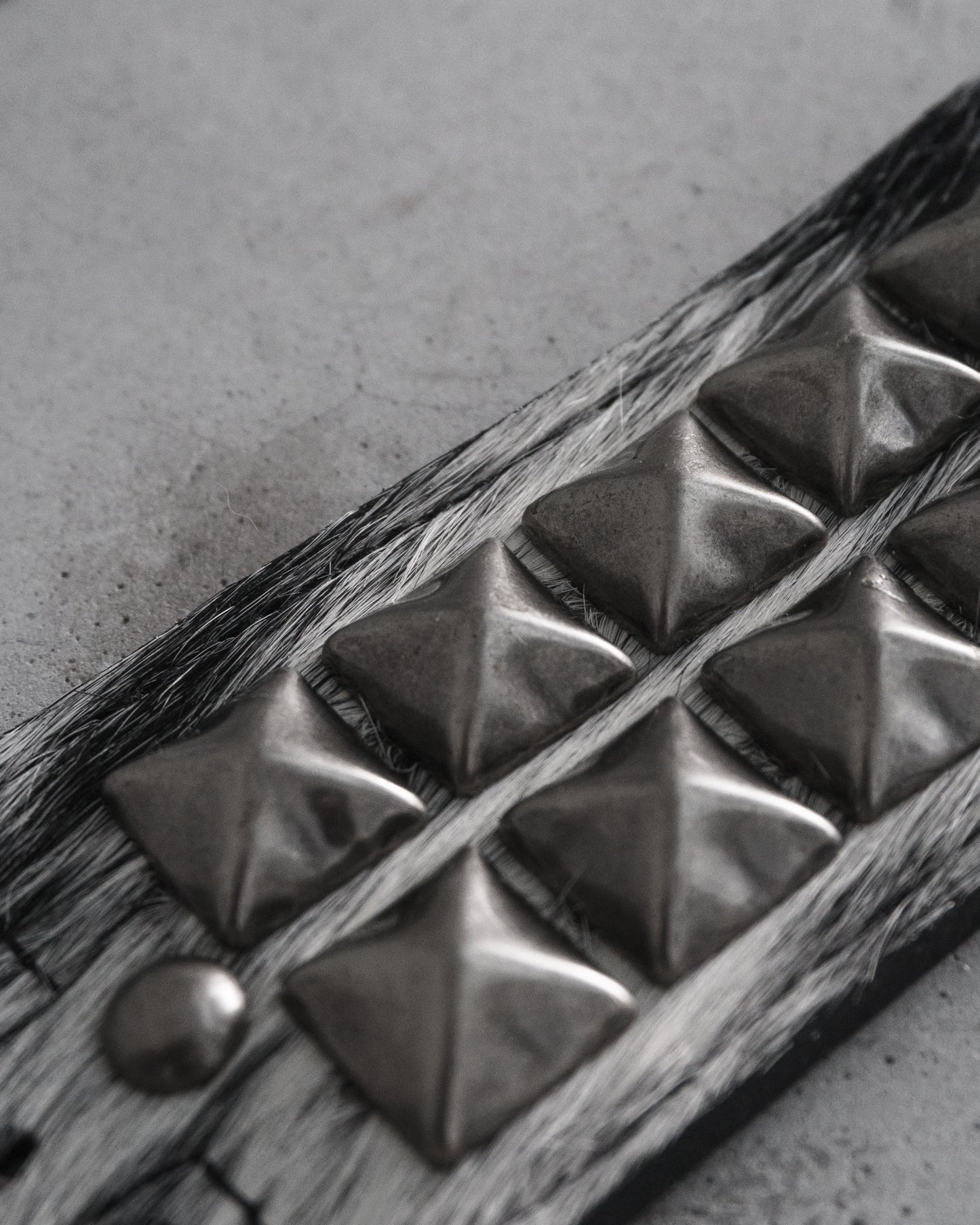 Cowhide Studded Bracelet